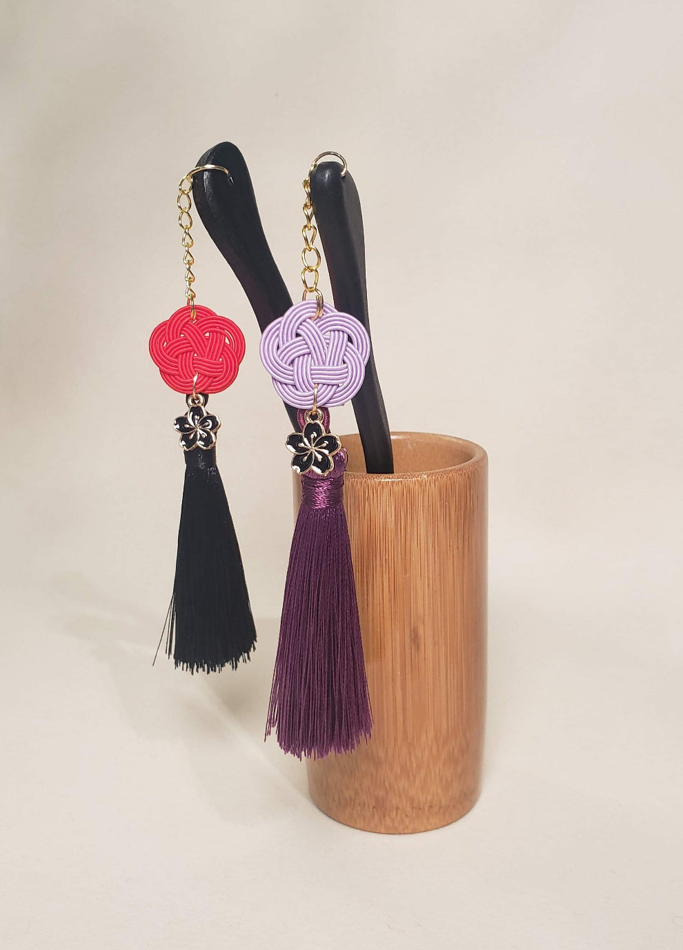 梅かんざし　Plum-knot Kanzashi